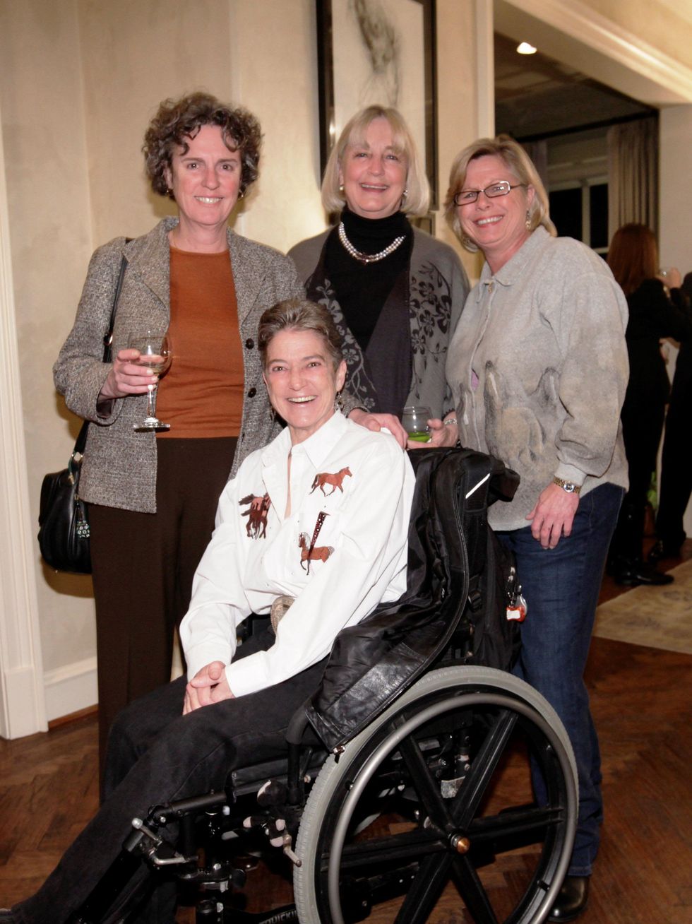 Pia Arckermin, Lili Kellogg, Tammy Williams, Deb Lewin, equest kickoff