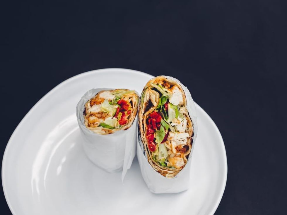 Piada Italian Street Food chicken Fritte