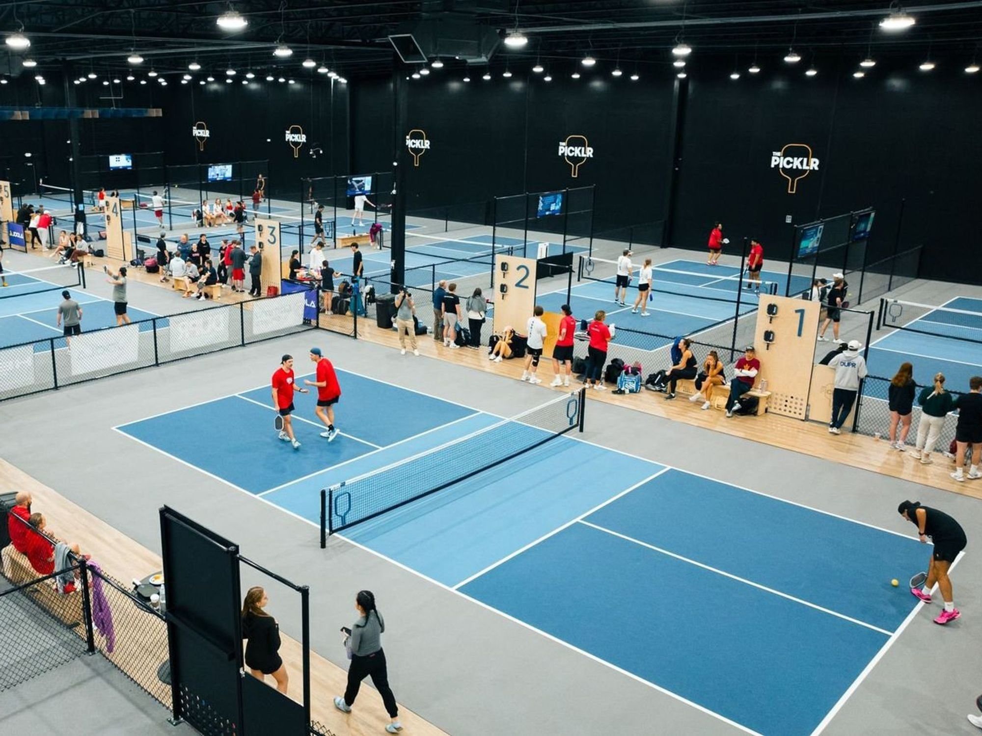 Pickleball courts at Picklr