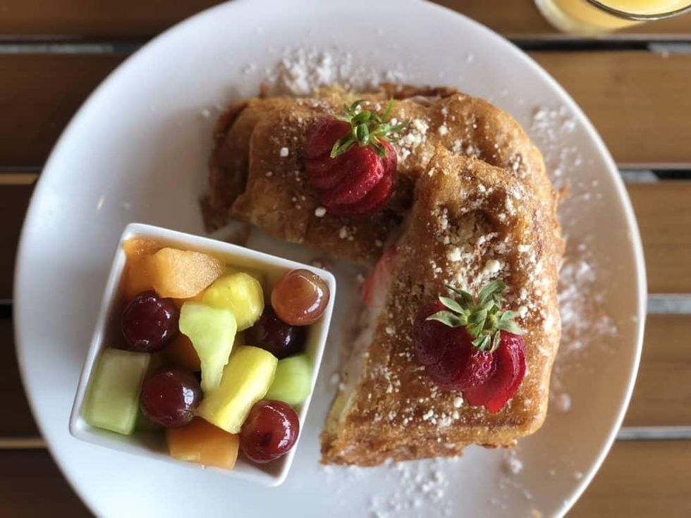 Pinstack stuffed French toast