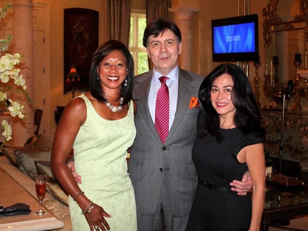 PJ Johnson, Don Gaiser, Connie White, Resource Center party, Faye Briggs