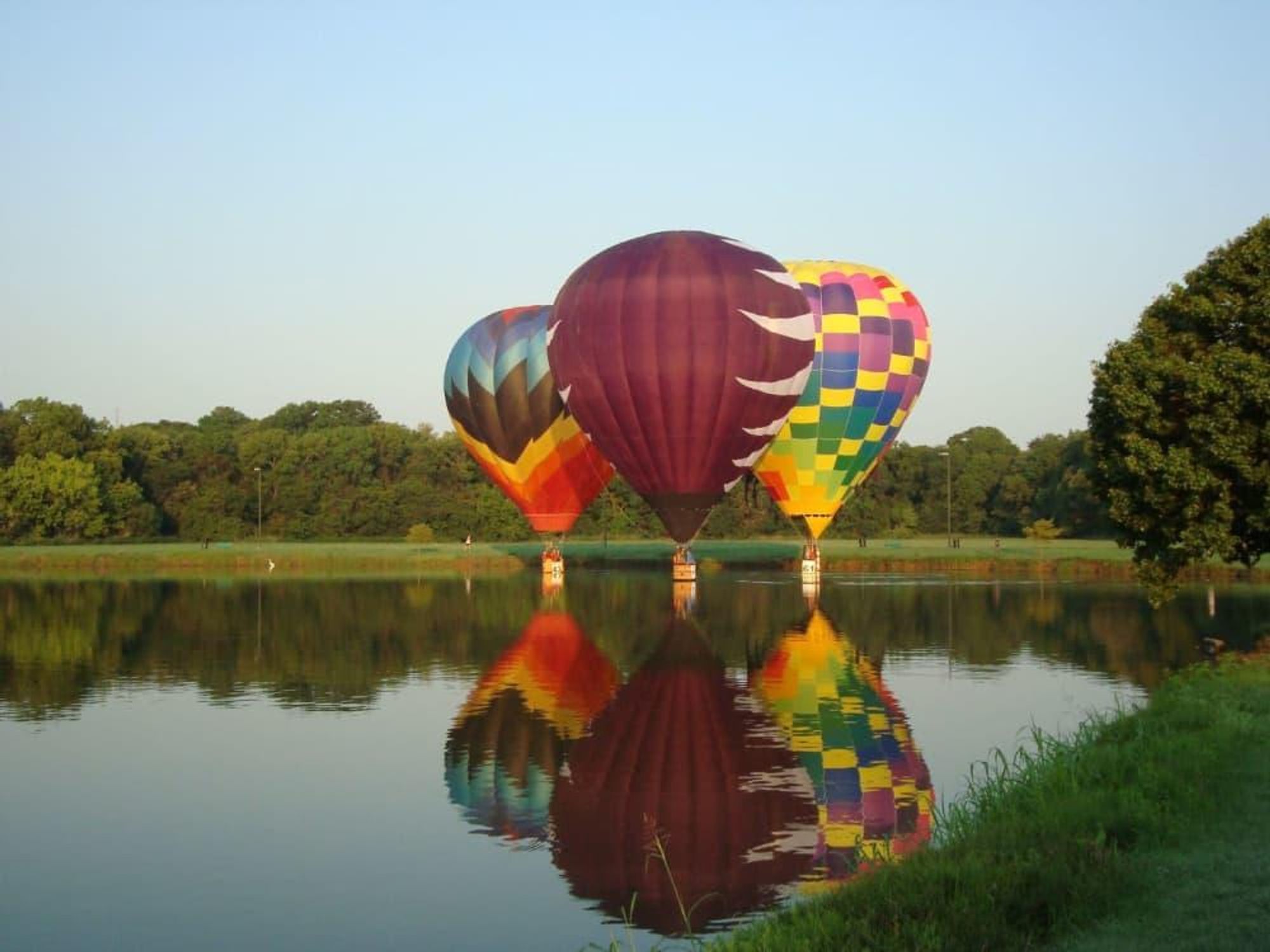 Plano park, hot air balloon