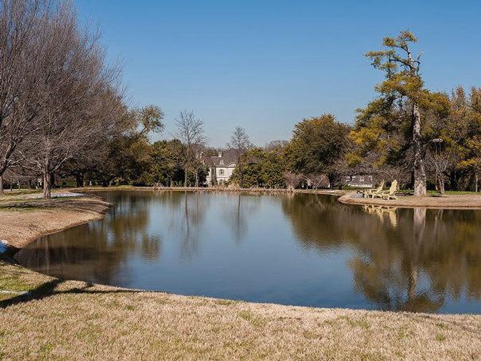 Pond at 10000 Hollow Way Walnut Place in Dallas