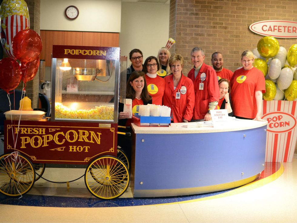 Popcorn stand at Texas Scottish Rite Hospital for Children