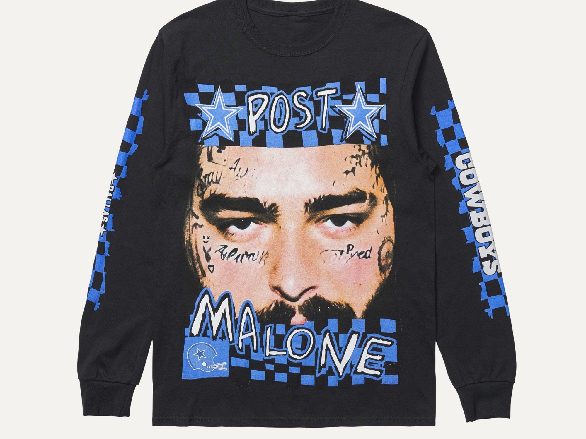 Post Malone collaborates on new line of Dallas Cowboys hoodies and T's ...