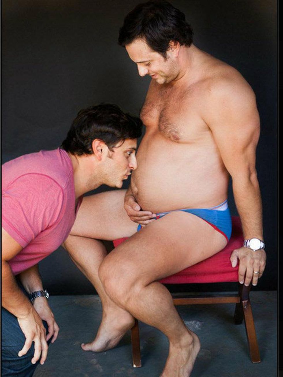 Pregnancy man photo shoot Justin Sylvester