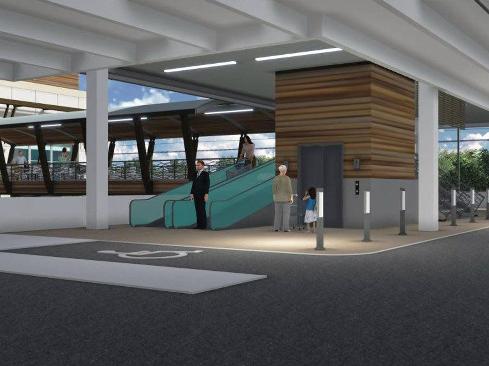 Preston Center skybridge rendering