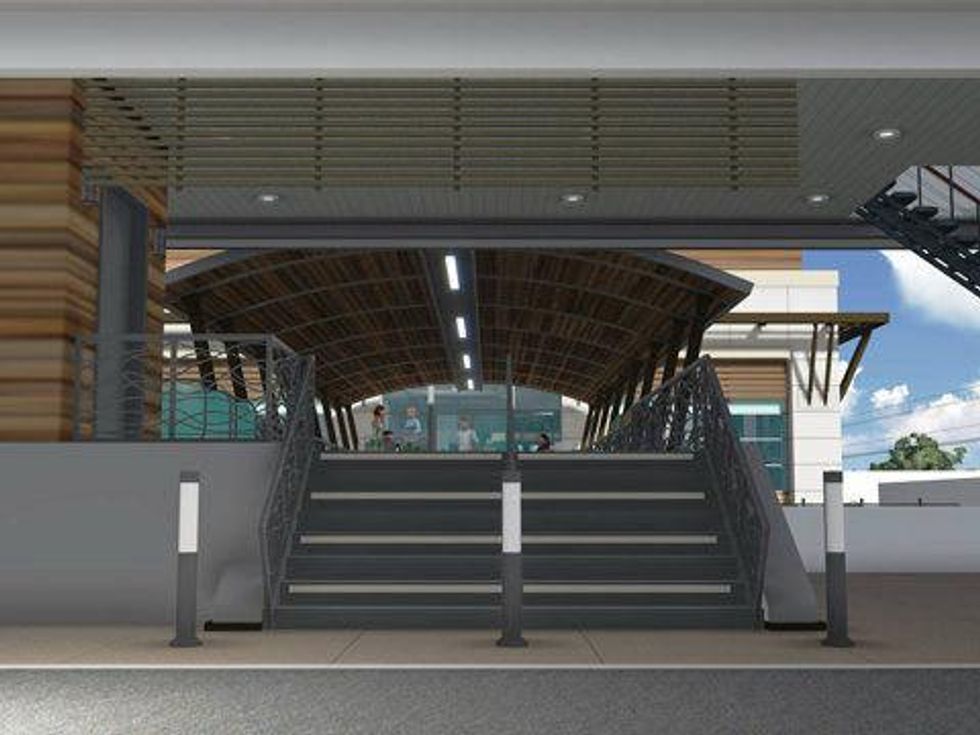 Preston Center skybridge rendering