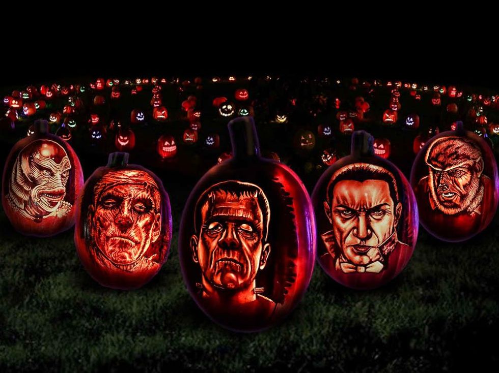 Pumpkins at Frights 'n Lights