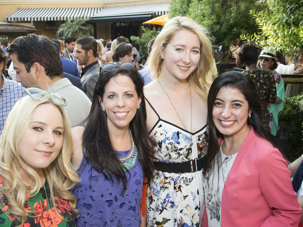 Rachel Rogers, Laura Reeder, Mackenzie Brittingham, Denisse Cardenas, White Party Kick Off