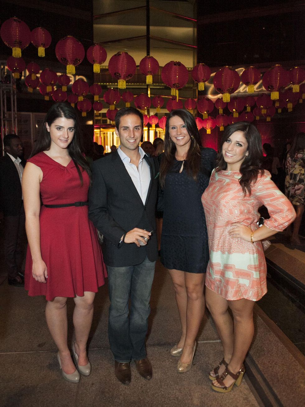 Rachel Rosen, Clayton karels, Melanie white, Julia Daneshfar at CultureMap Birthday Bash