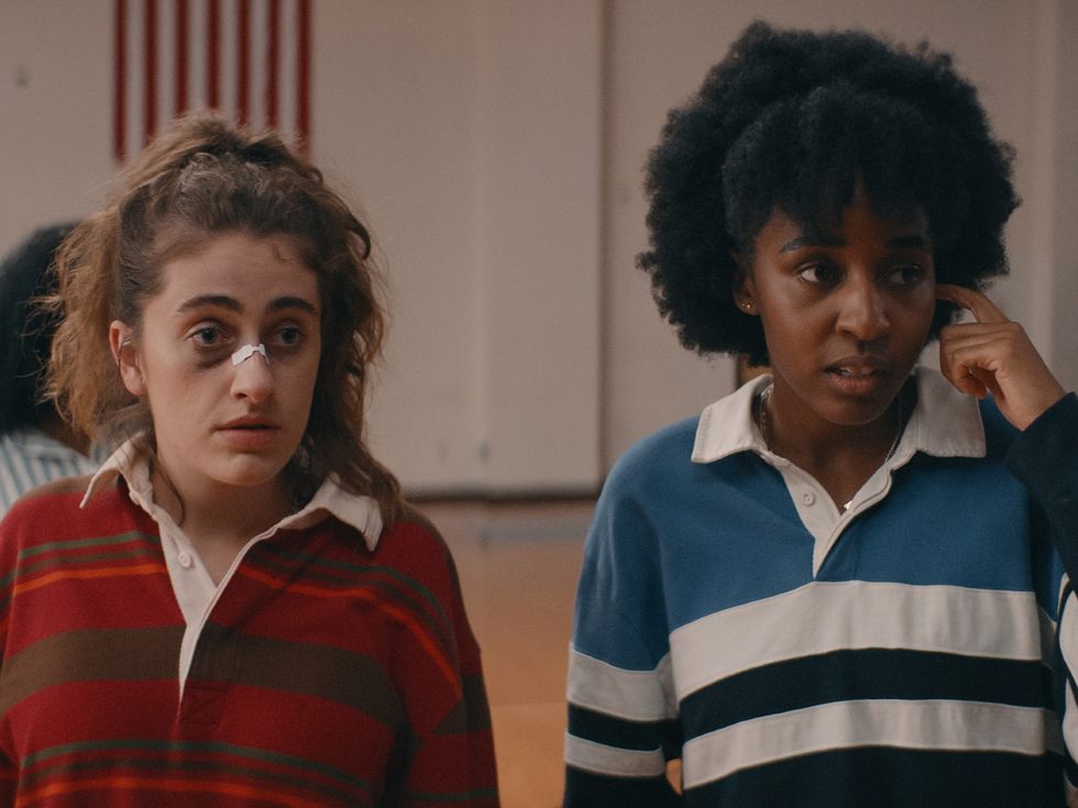 Rachel Sennott and Ayo Edebiri in Bottoms