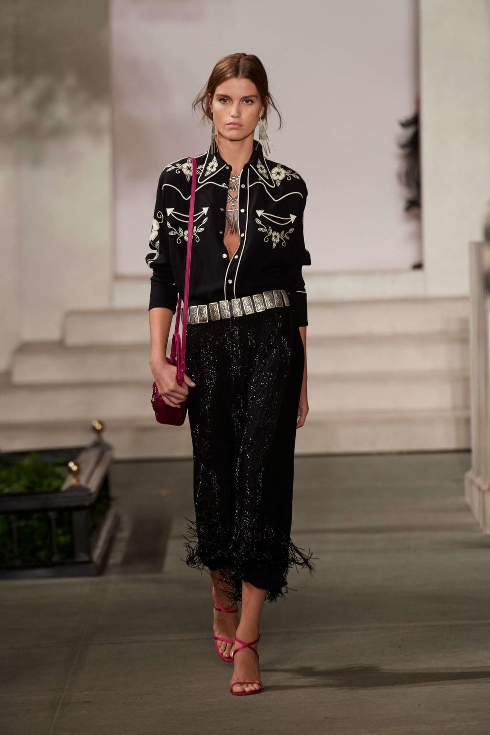 Ralph Lauren is in the driver's seat for a wild ride at opulent runway show  - CultureMap Houston