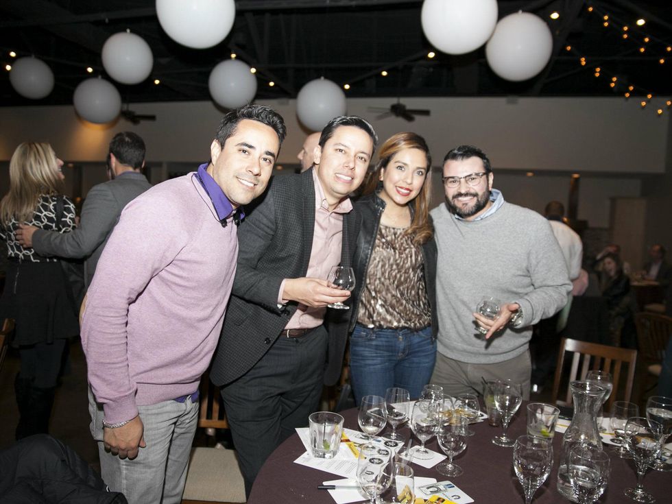 Raul gandarillas, Carlos luevano, jasmine luevano, juan gomez at Tequila Appreciation Society