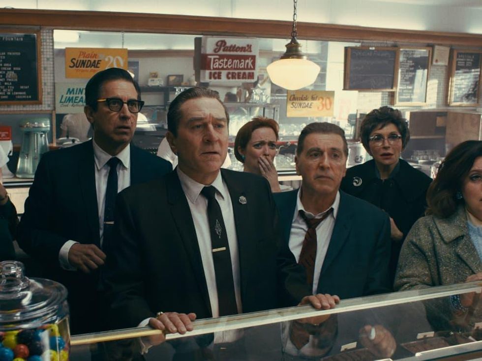 Ray Romano, Robert De Niro, and Al Pacino in The Irishman