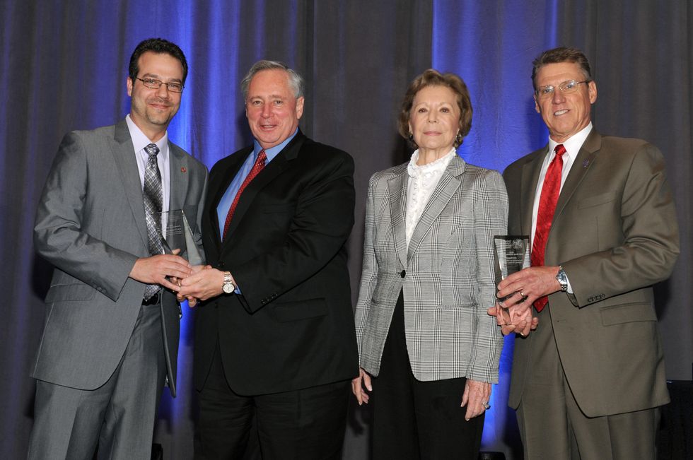 Reade Quinton, Bill Walsh, Ruth Altshuler and Jim Pasant at Appetite for Advocacy Luncheon
