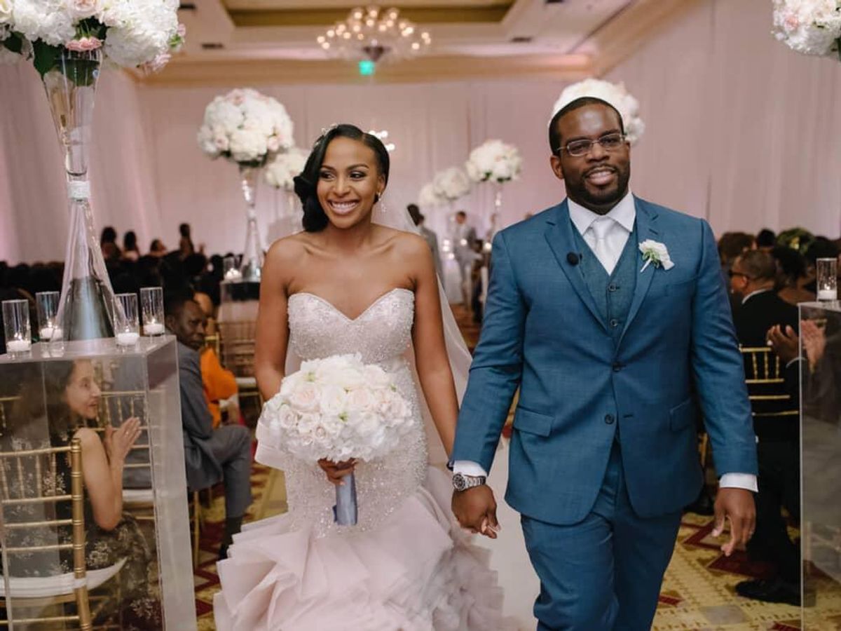 Michelle Okoronkwo and Bode Ogunwole tied the knot at the Ritz-Carlton ...