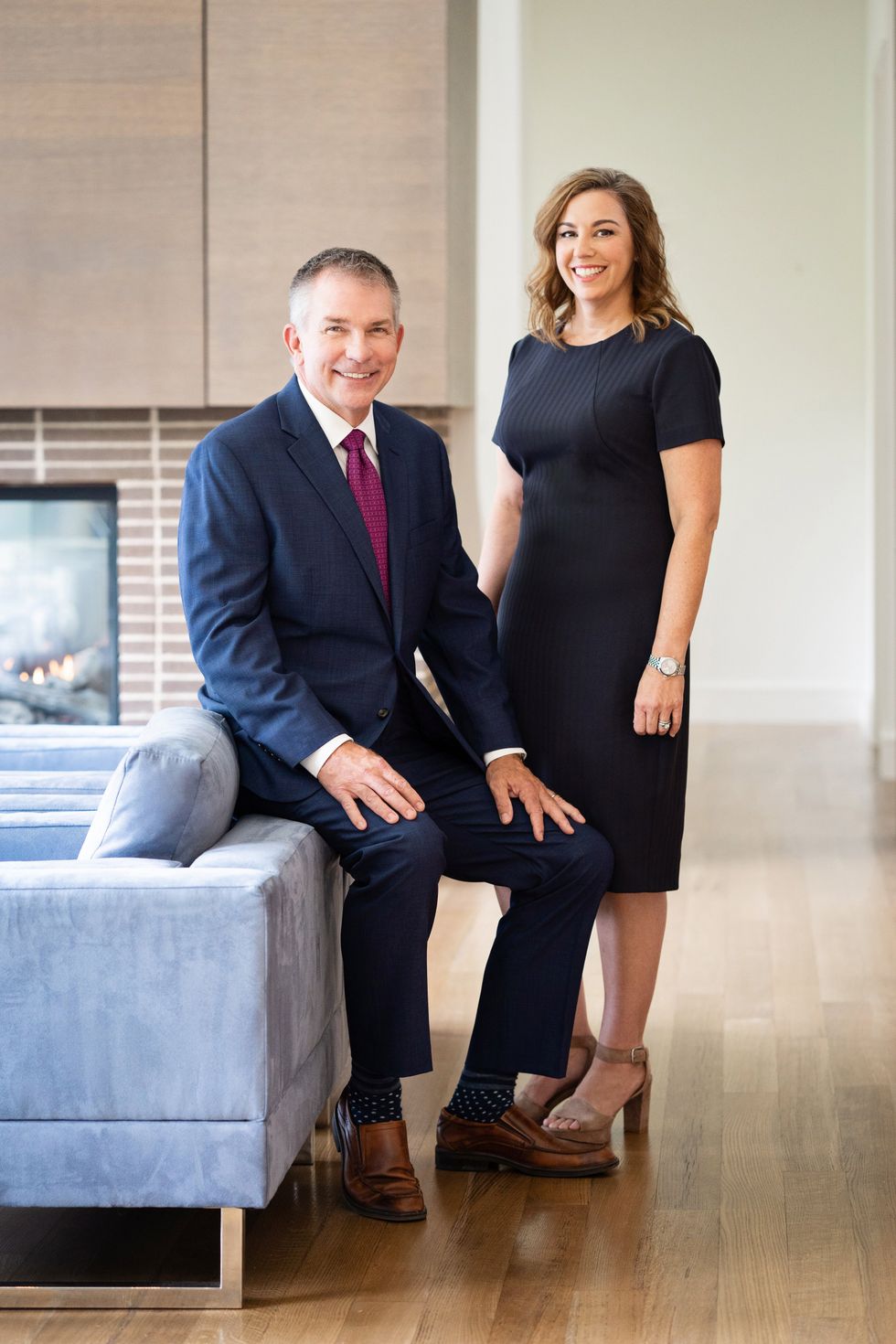 Realtors Patrick and Christine Burke.