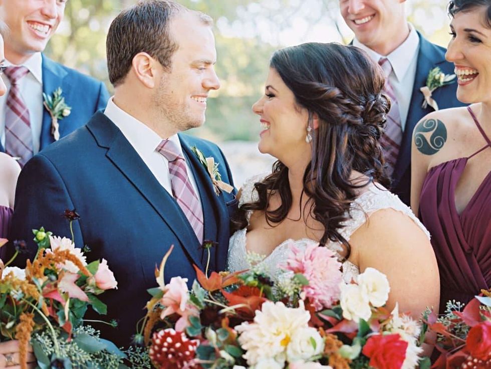 rebecca and duffy harvey, wedding feature