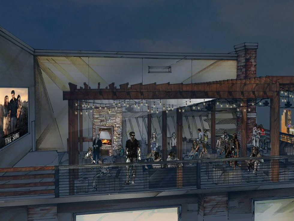 Rendering of Alamo Drafthouse downtown