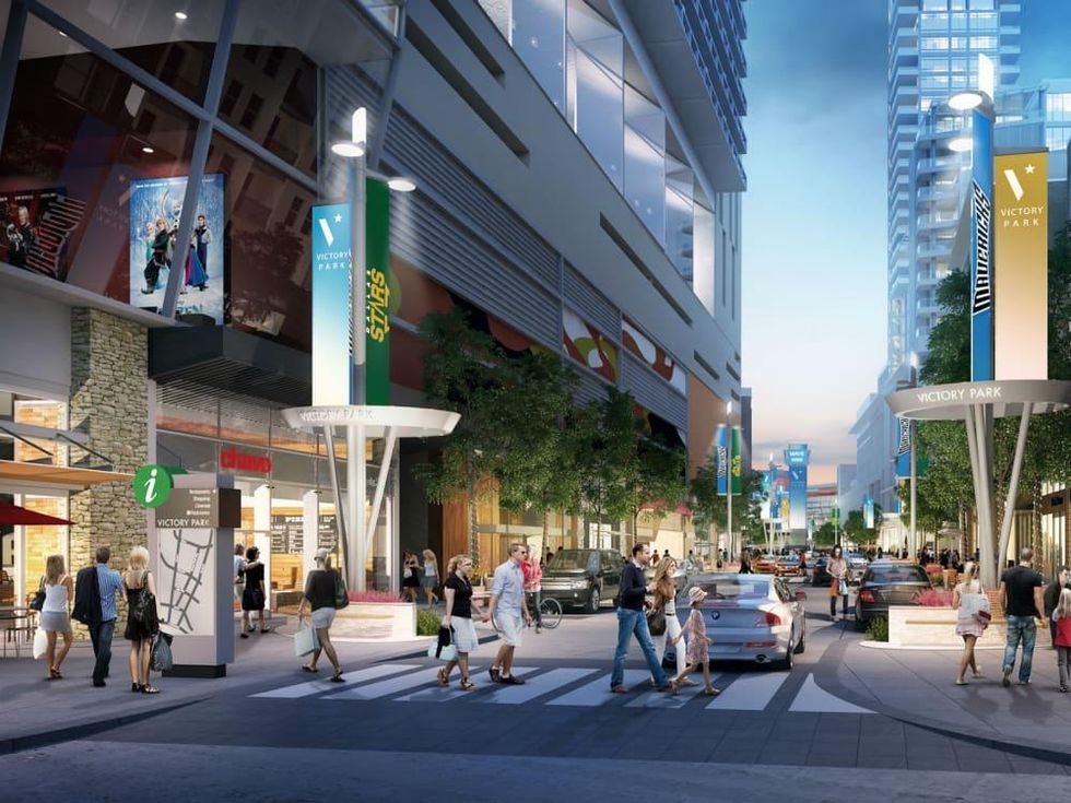 Rendering of Cin\u00e9polis Luxury Cinemas-Victory Park in Dallas