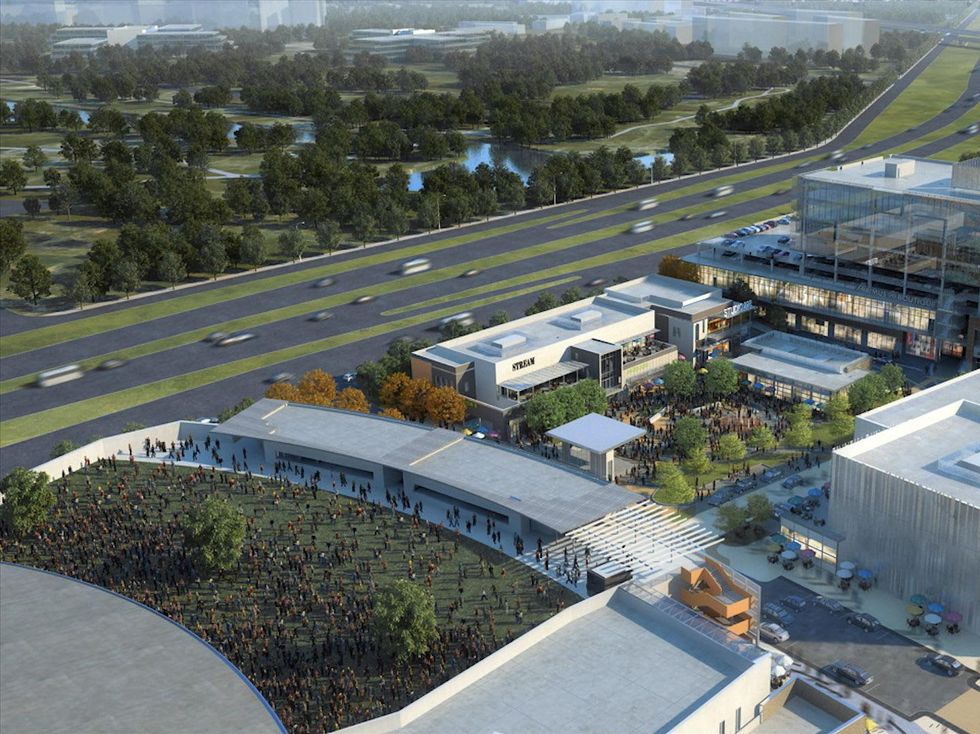 Rendering of Music Factory in Las Colinas