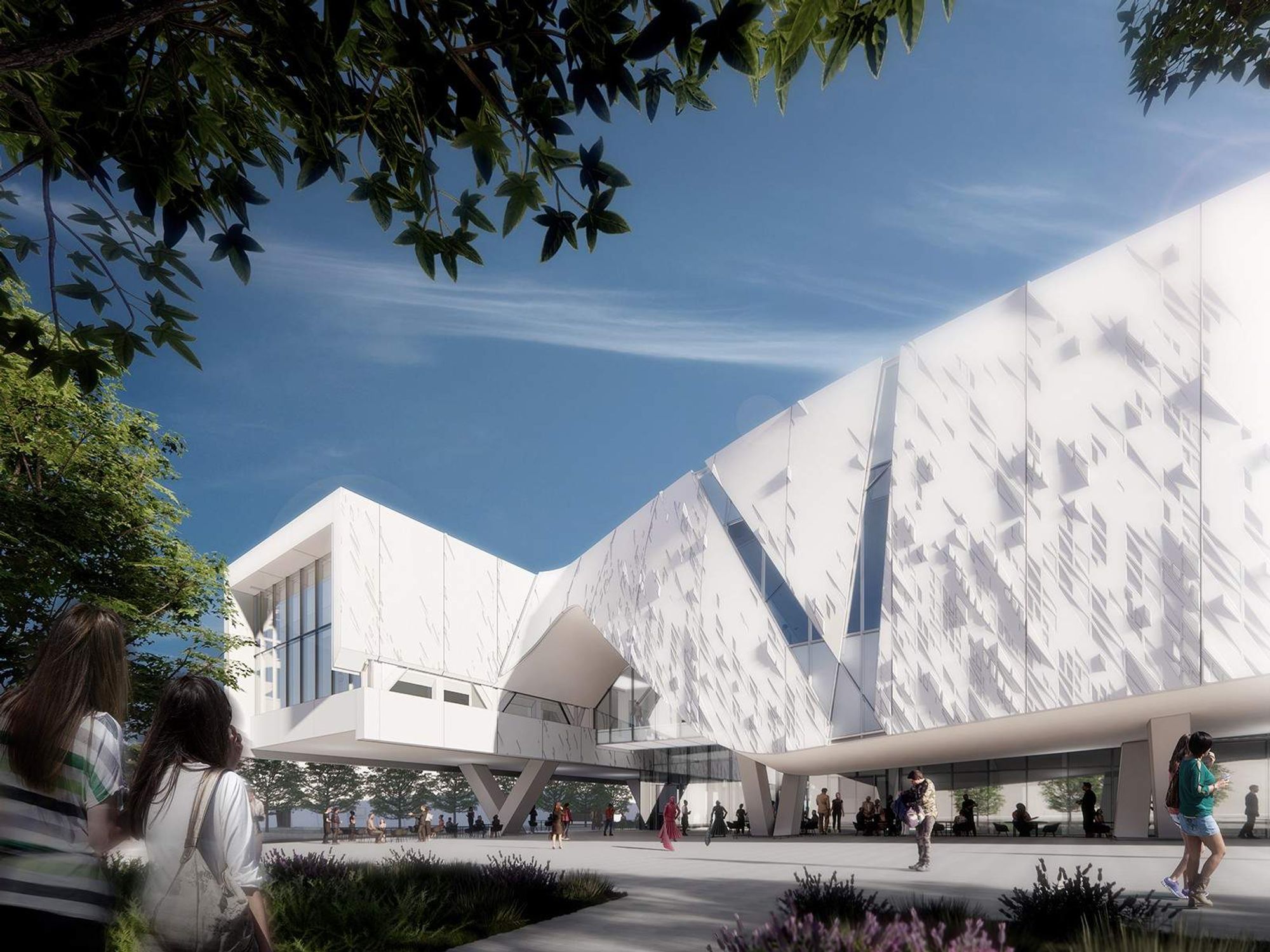 Rendering of new Crow Museum of Asian Art on the UT Dallas campus.