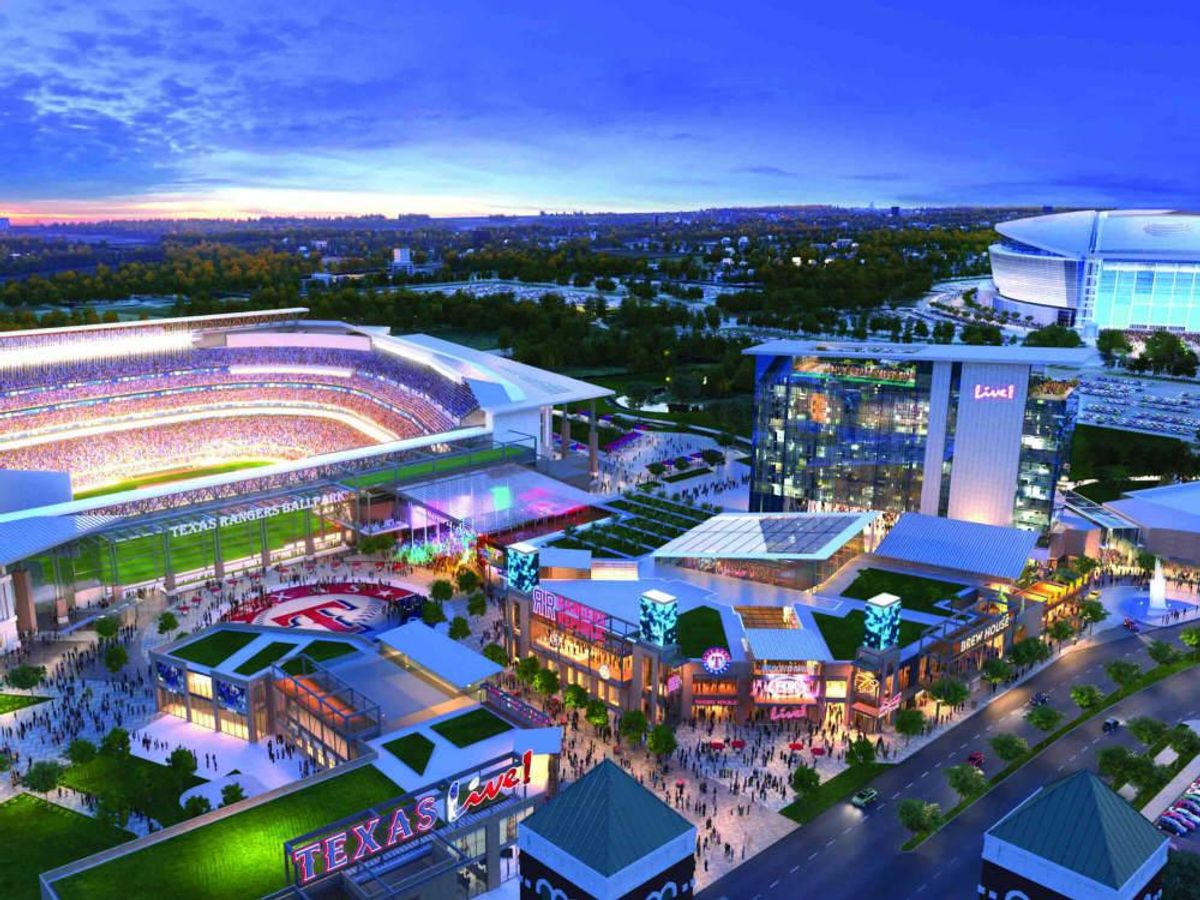 Texas Live will include restaurants, entertainment venues, and hotel ...