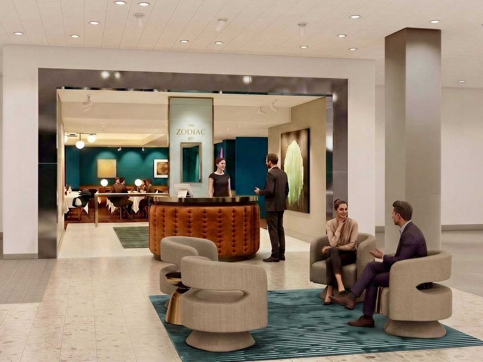 Rendering of The Zodiac Room entrance at NorthPark
