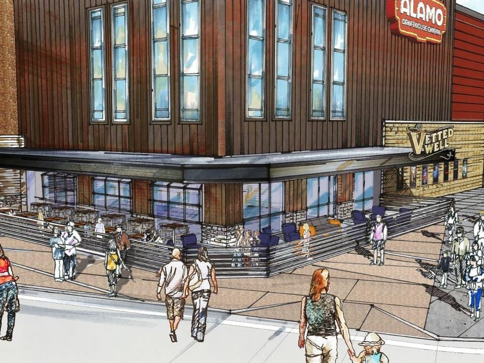 Rendering of Vetted Well at Alamo Drafthouse Denton