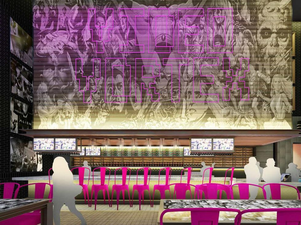 Rendering of Video Vortex at Alamo Drafthouse Frisco