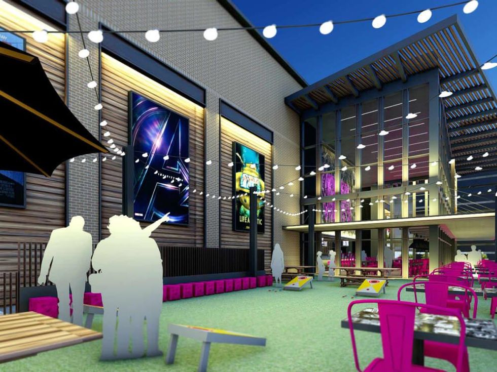Rendering of Video Vortex at Alamo Drafthouse Frisco