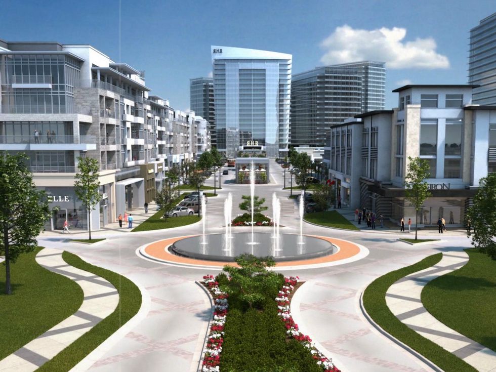 Rendering of Wade Park in Frisco