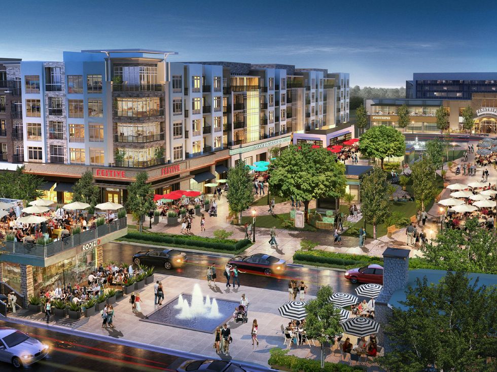 Rendering of Wade Park Plaza in Frisco