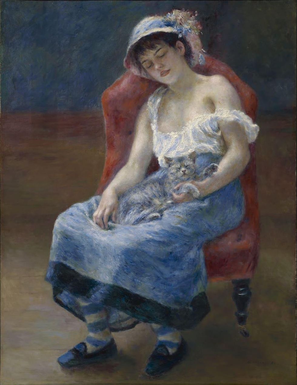 Renoir, sleeping girl