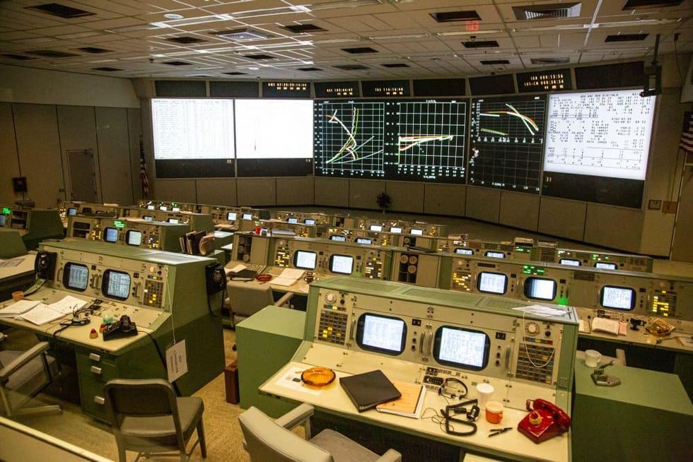 Restored Apollo Mission Control Center
