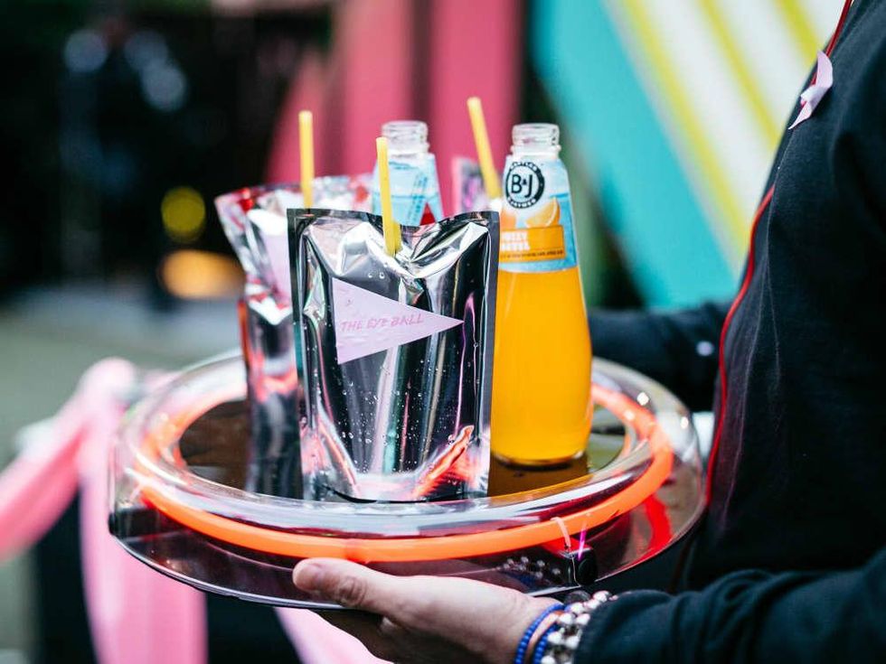 retro cocktails and wine coolors