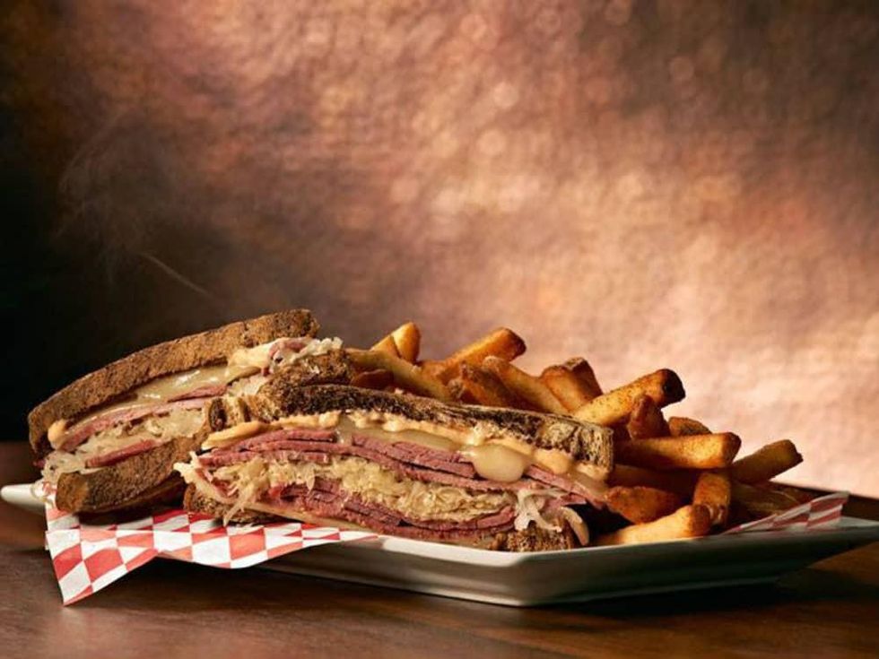 Reuben sandwich at Sherlock's Pub