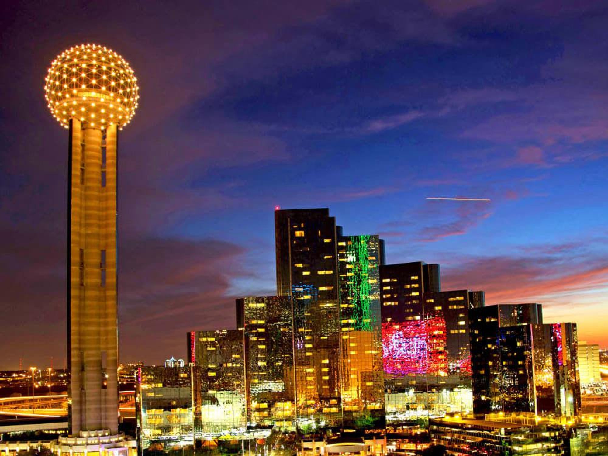 Reunion Tower and Hyatt Regency Dallas