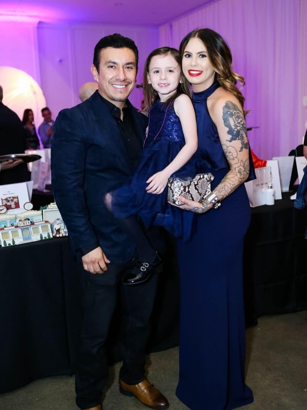 Ricardo, Jayda and Anna Gonzalez, Arthritis Foundation Mardi Gras Gala