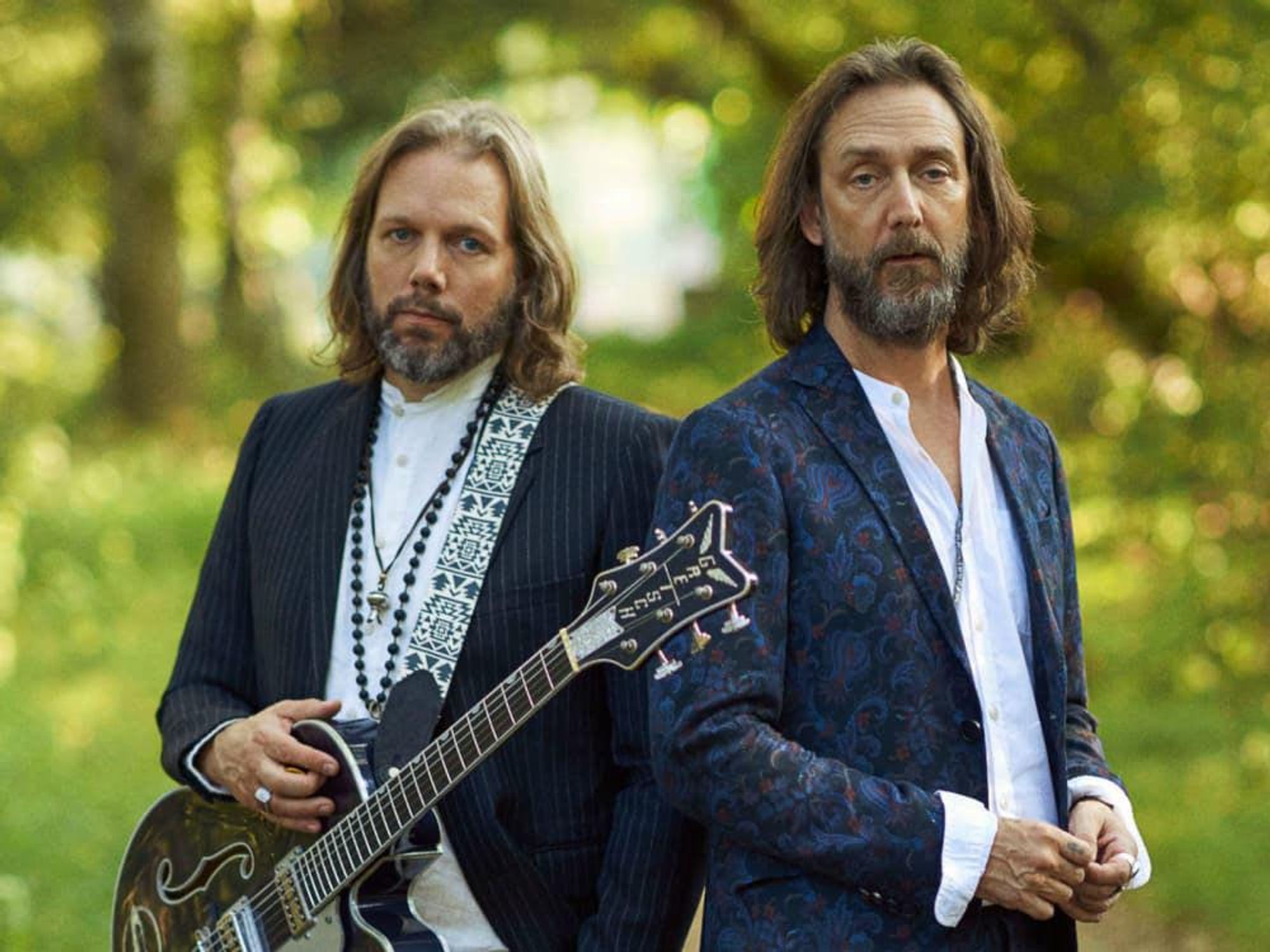 Rich and Chris Robinson of The Black Crowes
