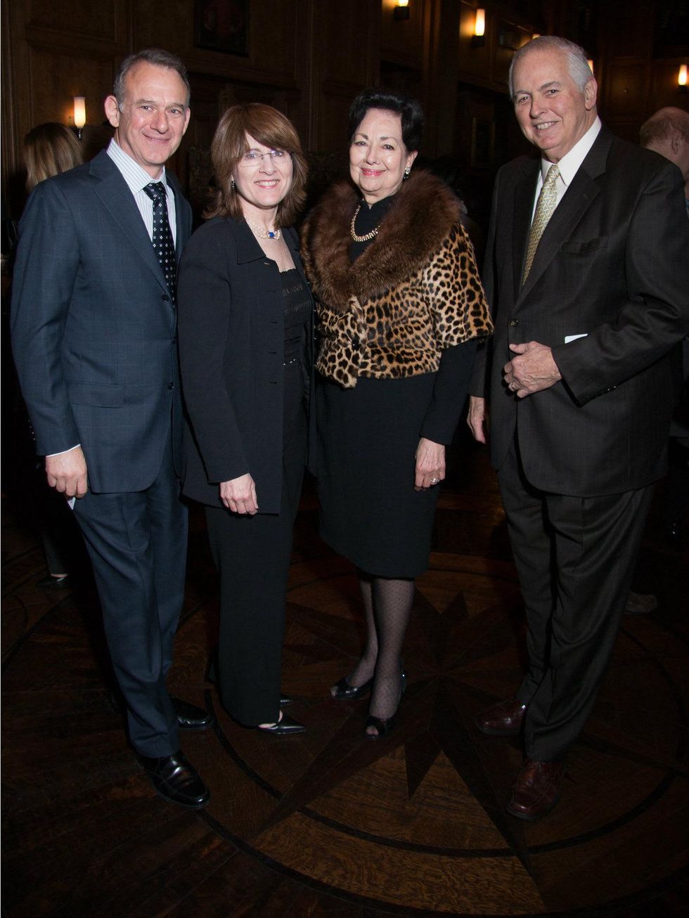 Richard and Shelley Stanzel, Susan Stanzel and Carlos Fonts, Billiard Ball Kickoff