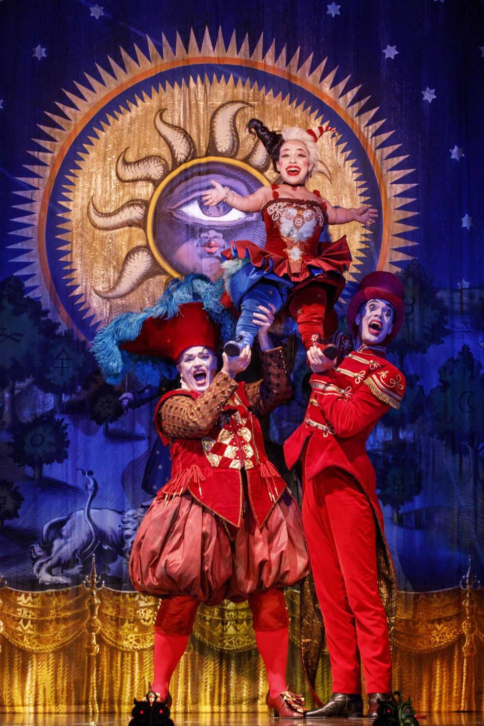 Richard Koons, Katrina Kemp, and Stephen Petrovich in Love Never Dies