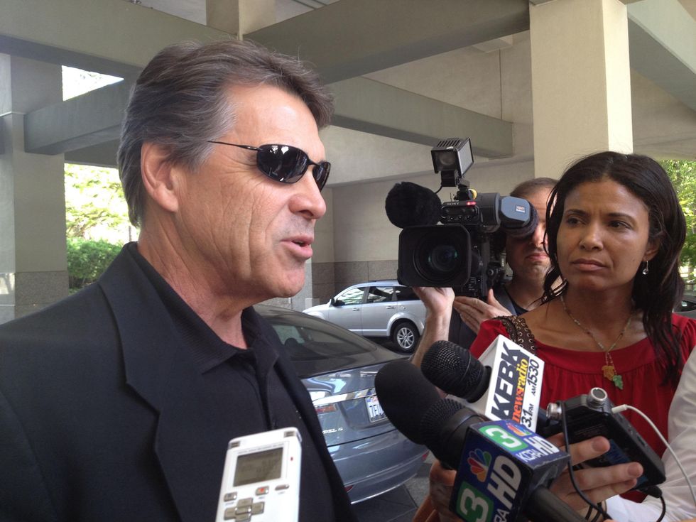 Rick Perry in Sacramento