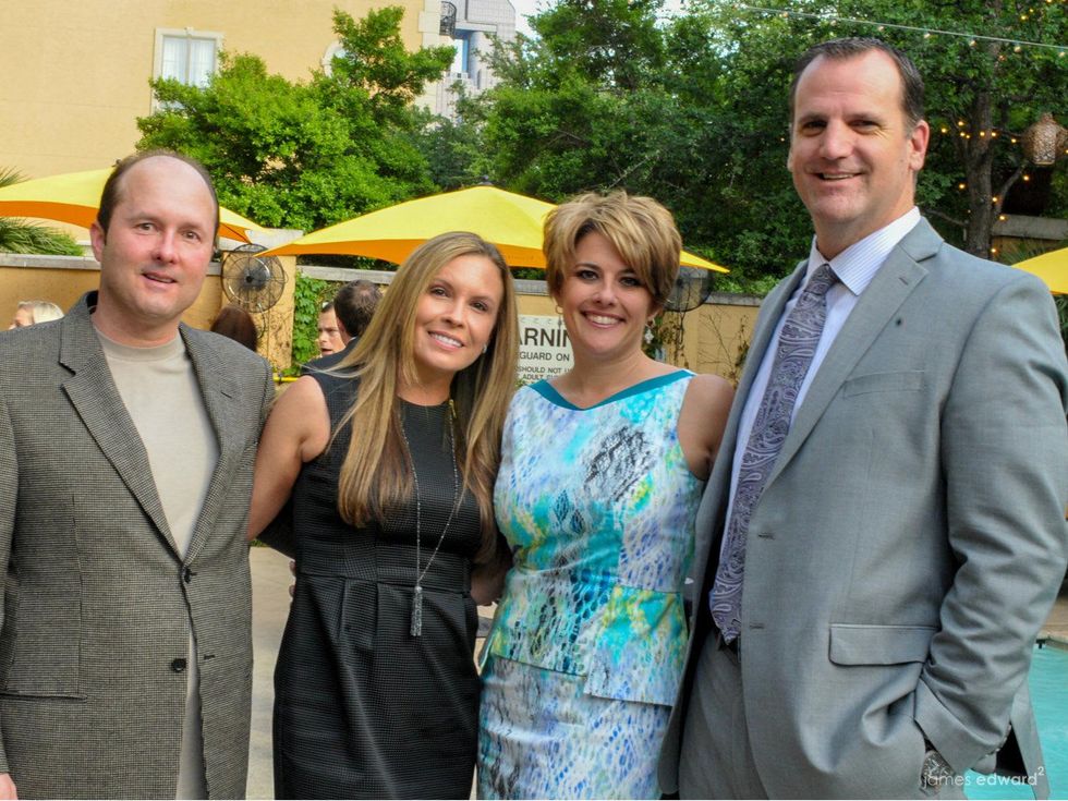 Rick Rogers, Melody Rogers, Tara Null, Jeff Null, Best Cellars Dinner