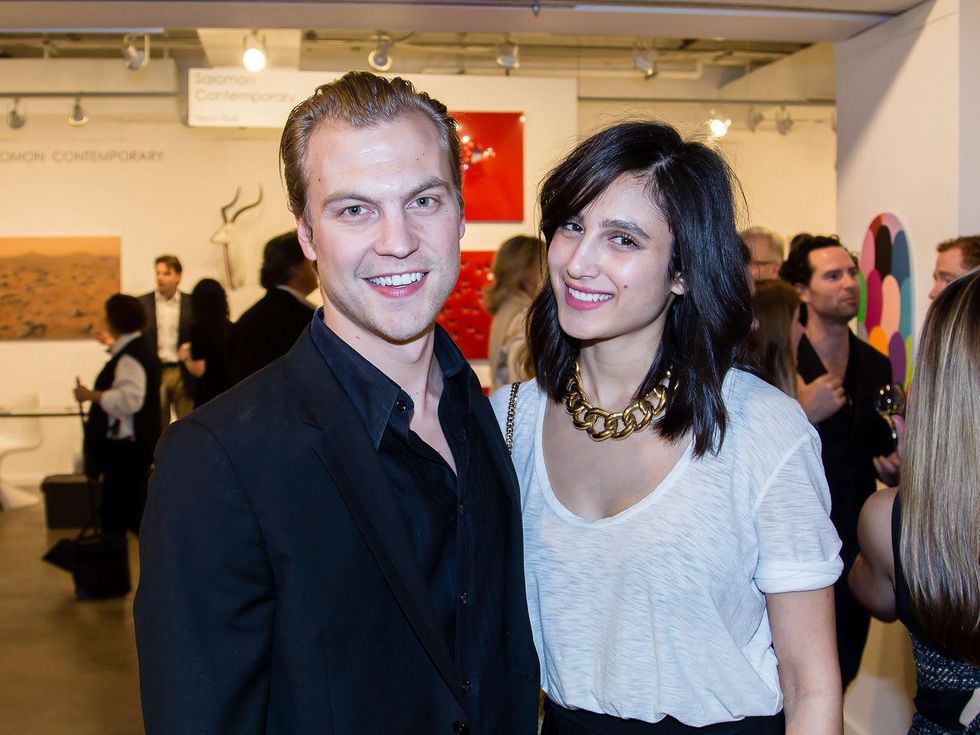 Ricky Grunden, Nadia Dabbakeh, the dallas art fair preview gala