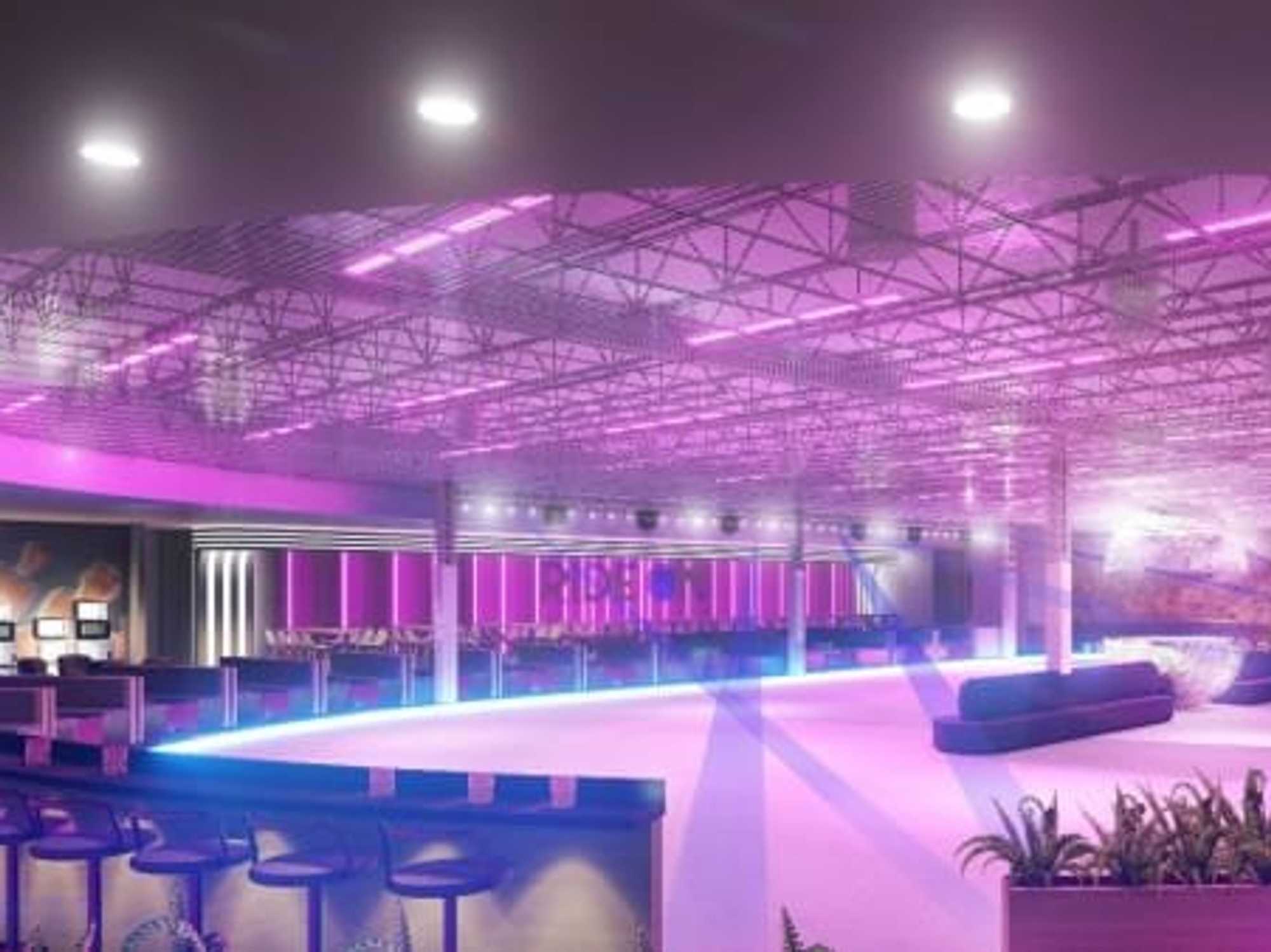 ride on roller skating rink