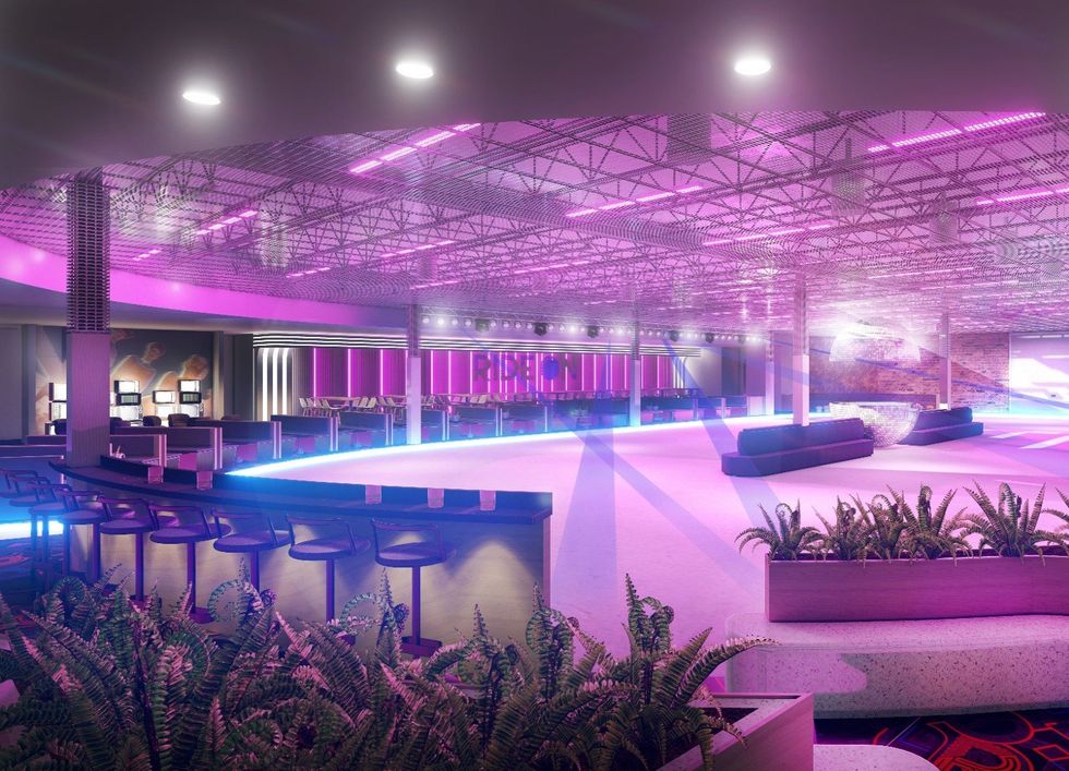 ride on roller skating