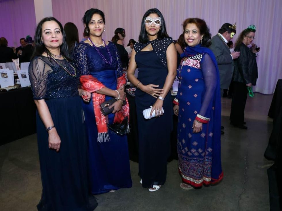 Rimla Joseph, Smirti Apte, Swathi Gonnalagadda, Dr. Fehmida Zahabi, Arthritis Foundation Mardi Gras Ball