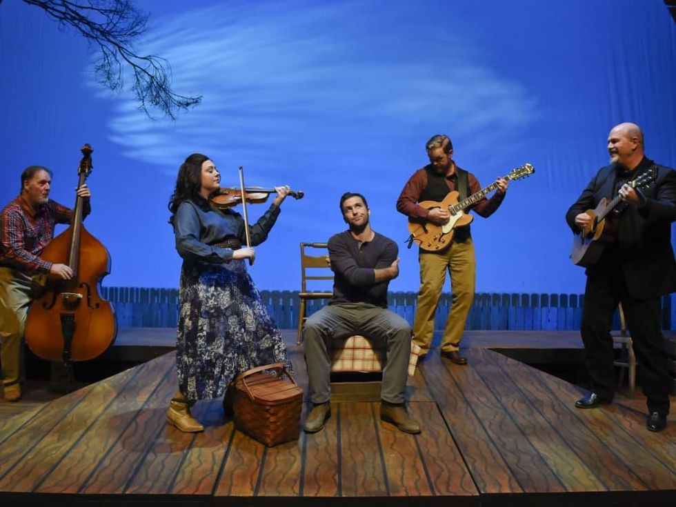 Ring of Fire cast at WaterTower Theatre